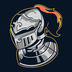 knight vector illustration