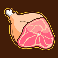 met vector illustration isolated