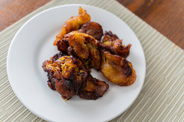 Nigerian Deep Fried Overripe plantain ready to eat