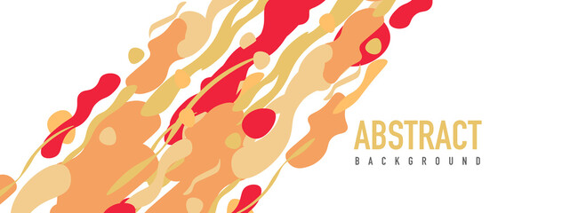 Trendy liquid style shapes abstract design, dynamic vector background for placards, brochures, posters, web landing pages, covers or banners