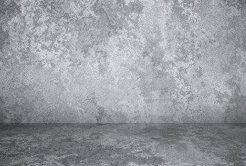 plaster wall, grey background