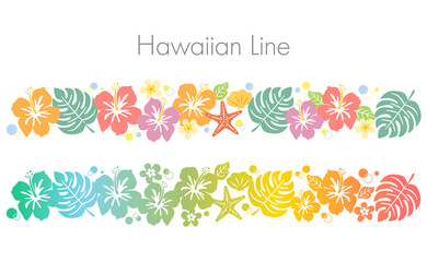 ハイビスカスのハワイアンアイテムのライン © kinoco