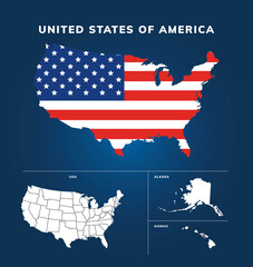 american map design