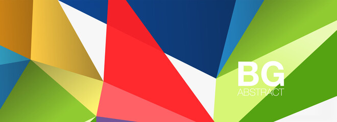 3d mosaic abstract backgrounds, low poly shape geometric design