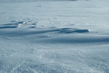 snow surface detail