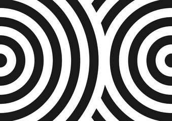 background patern BLACK block, black backround round shape spiral black and white abstract