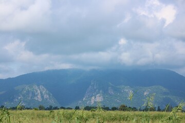 Fototapeta premium mountains and clouds