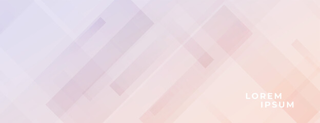 soft color banner with diagonal lines effect design