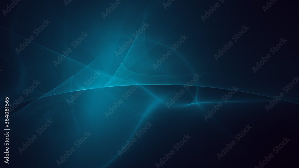 Wall mural 3d rendering abstract colorful fractal light background