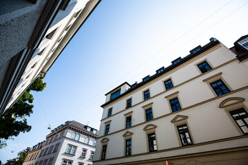 Fototapeta na wymiar Stadthäuser in München