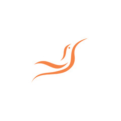 Bird Abstract Simple Logo