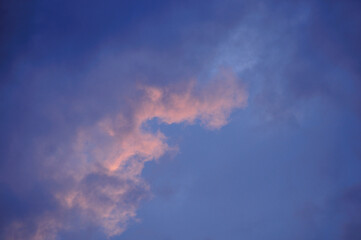 夕暮れの雲