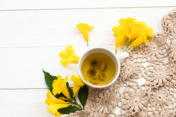 herbal healthy hot drinks chrysanthemum flowers cocktail water beverage for health care and...