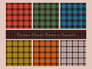 シームレスなタータンチェックのパターンスウォッチ_01