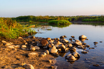 Przystań Waniewo. Narwiański Park Narodowy. Polska Amazonia, Podlasie