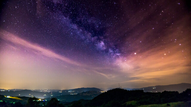 Milkyway with clouds