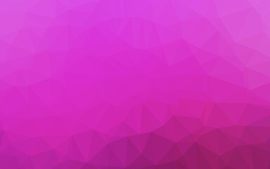 Light Pink vector triangle mosaic texture.