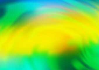 Dark Green, Yellow vector abstract background.