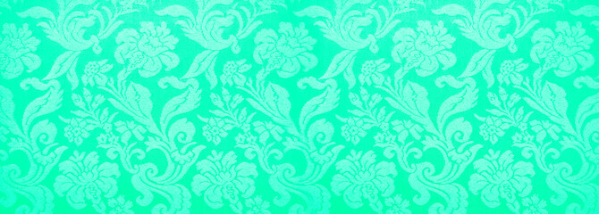 French tapestry wall texture, baroque background, luxury banner with floral pattern