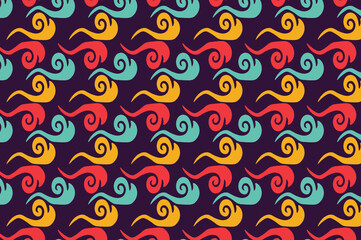 Seamless cloud pattern. suitable for backgrounds and wallpapers.