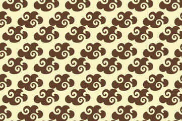 Seamless cloud pattern. suitable for backgrounds and wallpapers.