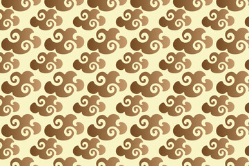Seamless cloud pattern. suitable for backgrounds and wallpapers.