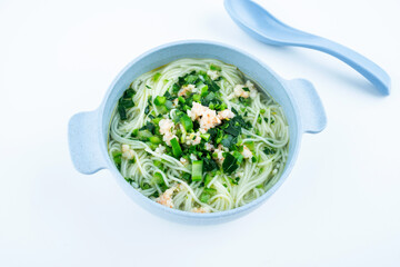 Children's Nutrition Meal Shrimp Paste Vegetable Noodles