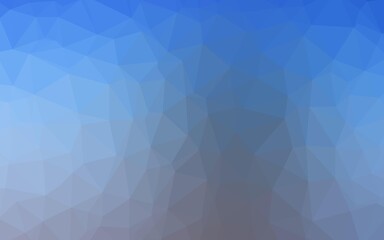 Fototapeta na wymiar Light BLUE vector polygon abstract backdrop.