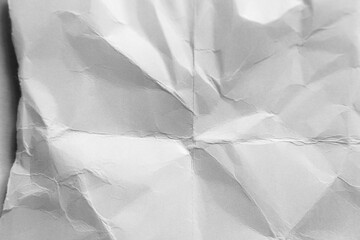 Fototapeta premium crumpled white paper