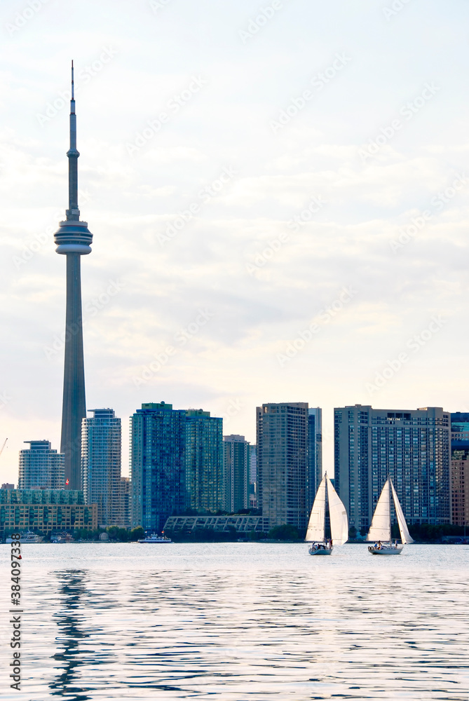 Wall mural toronto skyline