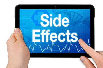 Tablet with medical device and side effects isolated