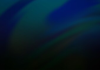 Dark BLUE vector blurred shine abstract background.