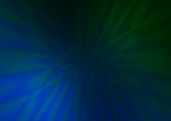 Dark Blue, Green vector blurred bright pattern.