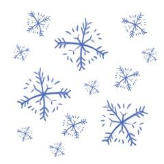 snowflake background, snowfall, winter, ice, decoration element, pattern