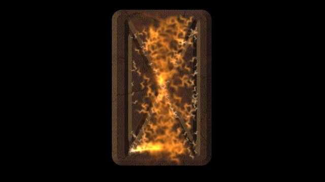 Othala Runa With Alpha Channel Motion Graphics