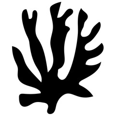 
A glyph icon vector of cnidaria coral reef
