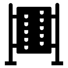 
A swing for kids at amusement park 
