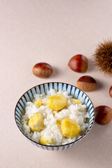 栗ご飯と栗