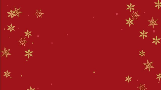 クリスマスのイメージのイラスト　動画