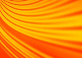 Light Orange vector glossy bokeh pattern.
