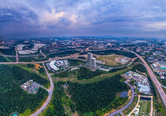 Aerial Panorama_Kuala Lumpur_Malaysia_Cyberjaya
