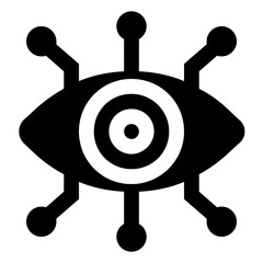 
A mechanical eye conceptualizing cyber security 
