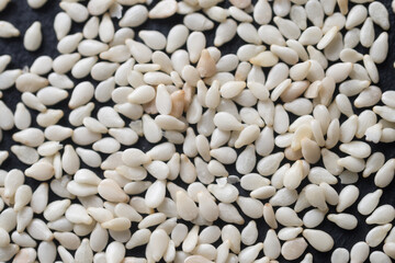 Sesame on slate
