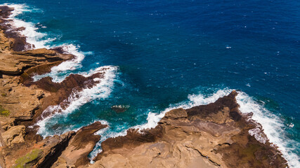  Aerial East Honolulu Coast Oahu, Hawaii