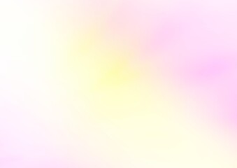 Light Pink, Yellow vector blurred shine abstract template.