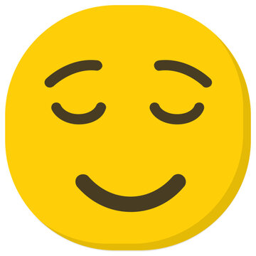 
A Slightly Smiling Face Emoticon 
