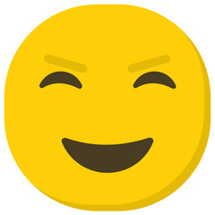 
A happy face clown with the joker makeup 
