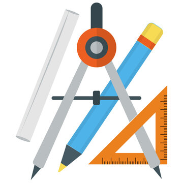 Drafting Tools Icon Vector & Photo (Free Trial)