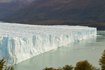 The mighty Perito Moreno Glacier in Los Glaciares National Park in Patagonia, Chile