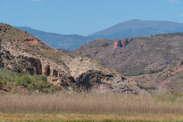 Mountainous landscape in southern Spain